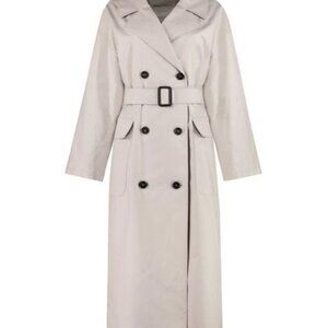 Max Mara Women's Natural The Cube - Atrench Gabardine Trench Coat